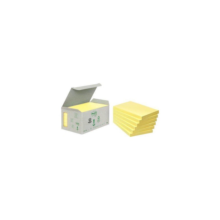 15576-PACK 6 BLOCS 100 HOJAS NOTAS RECICLADAS ADHESIVAS 76X127MM CANARY YELLOW CAJA CARTON 655-1B POST-IT 7100172257 15576-PACK 6 BLOCS 100 HOJAS NOTAS RECICLADAS ADHESIVAS 76X127MM CANARY YELLOW CAJA CARTON 655-1B POST-IT 7100172257