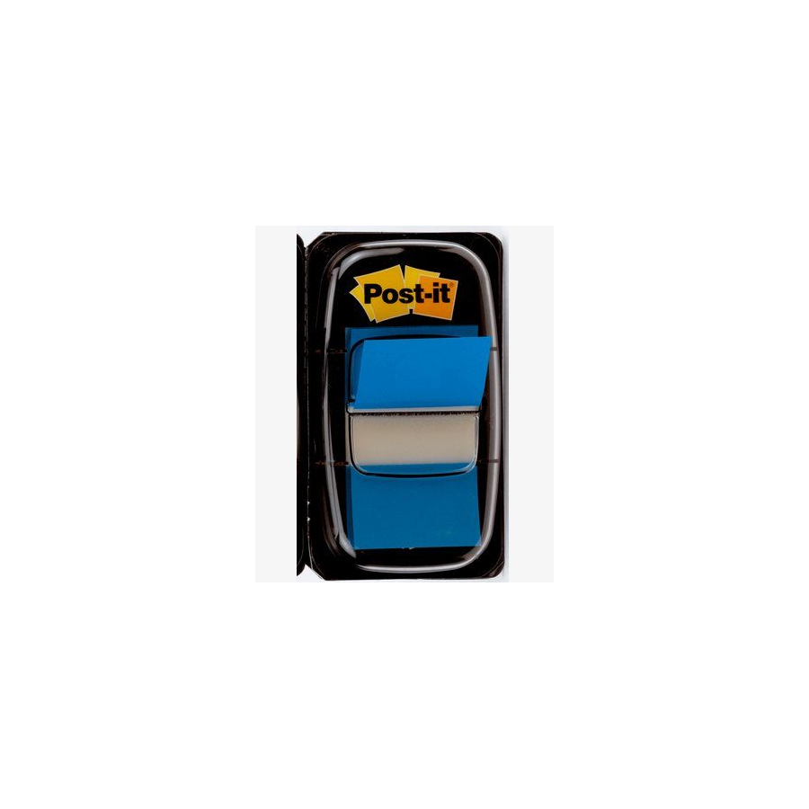 15607-BLISTER DISPENSADOR 50 MARCADORES INDEX AZUL 25,4X43,2MM 680-2 POST-IT 7100089834