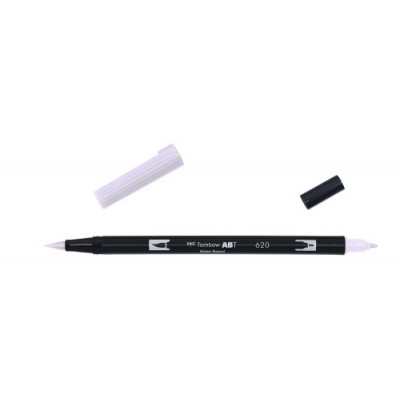 ROTULADOR DOBLE PUNTA PINCEL DUAL BRUSH 620 COLOR LILAC TOMBOW ABT 620