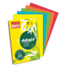 1563-PAQUETE 500H PAPEL 80GR A4 AZUL INTENSO ADAGIO 40002489