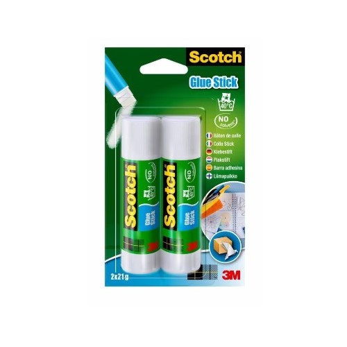 15675-PACK 2 BARRAS ADHESIVO PERMANENTE CLASSIC LINE 21GR 6242C SCOTH 7100115623