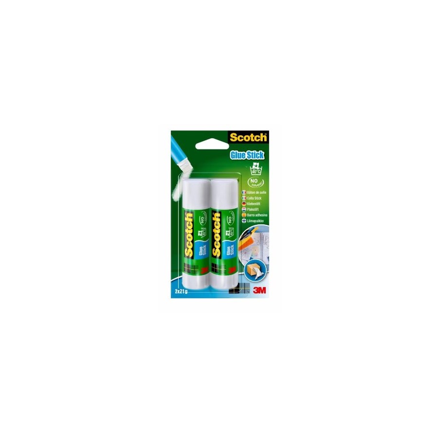 15675-PACK 2 BARRAS ADHESIVO PERMANENTE CLASSIC LINE 21GR 6242C SCOTH 7100115623