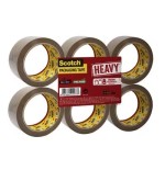 15687-PACK 6 CINTAS DE EMBALAJE MARRON 50MM X 66M HV.5066.F6.B SCOTH 7100303341