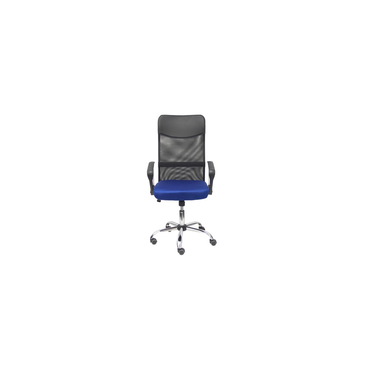 SILLA GONTAR RESPALDO MALLA NEGRO ASIENTO AZUL PIQUERAS Y CRESPO 31BM8403D229CRRP