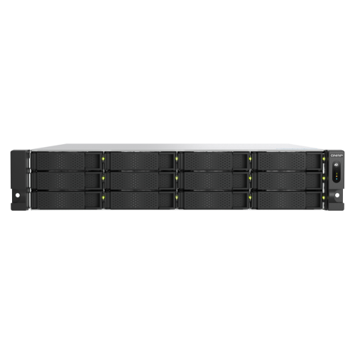 15745-QNAP TS-H1277AXU-RP NAS Bastidor (2U) Ethernet Negro E-2136