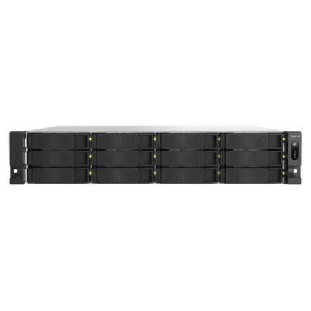 15745-QNAP TS-H1277AXU-RP NAS Bastidor (2U) Ethernet Negro E-2136