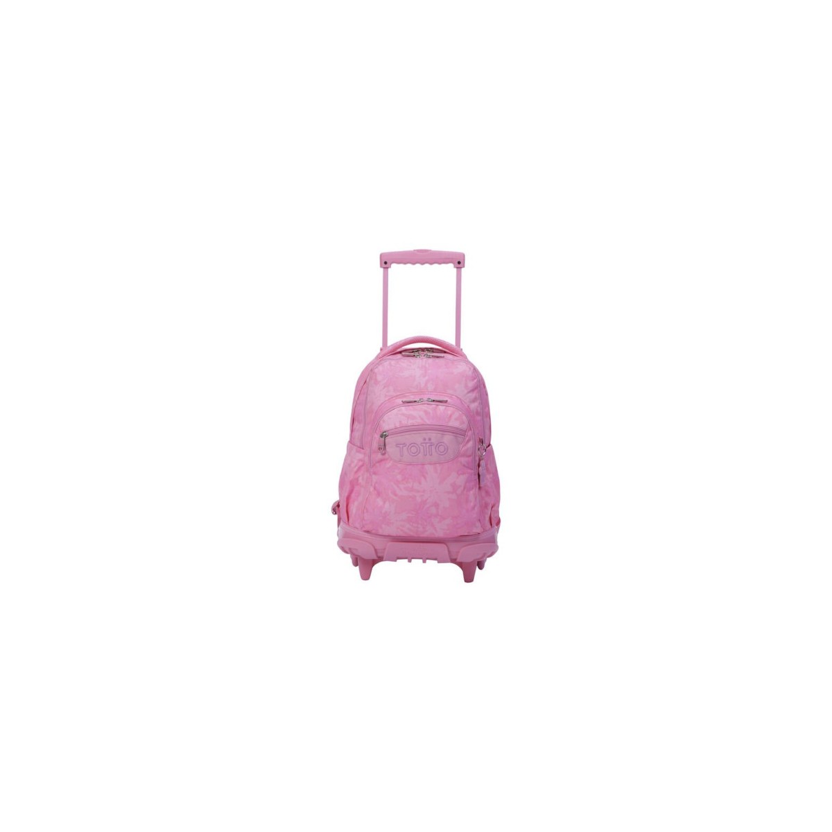 MOCHILA ESCOLAR CON RUEDAS PALMERAS ROSAS RENGLONES TOTTO MA03ECO006 2210P 8IE