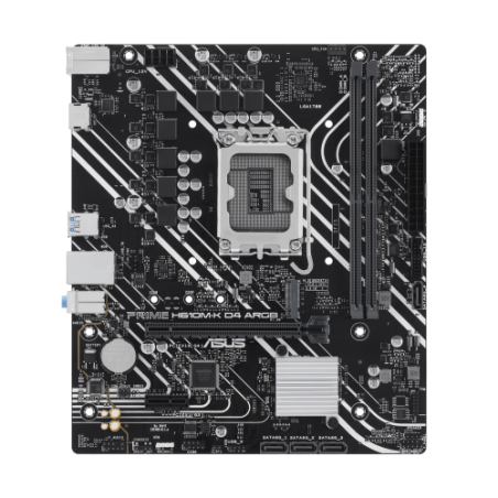 15797-ASUS PRIME H610M-K D4 ARGB Intel H610 LGA 1700 micro ATX
