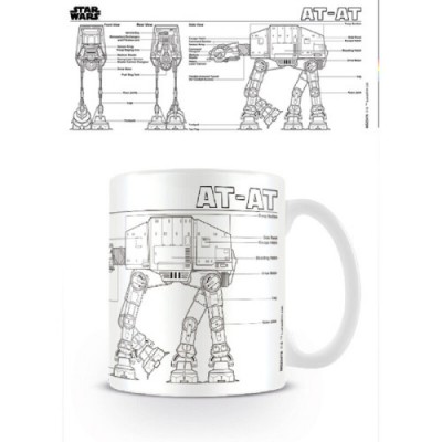 TAZA DESAYUNO STAR WARS PLANO AT AT PYRAMID INTERNATIONAL MG23476