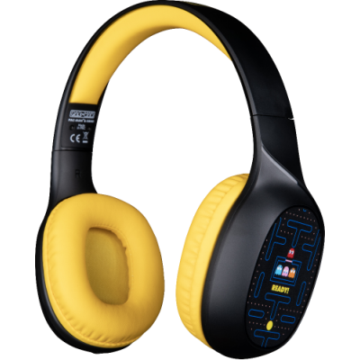 Konix 82541120664 auricular y casco Auriculares Inalambrico y alambrico Diadema Llamadas Musica Bluetooth Negro Amarillo