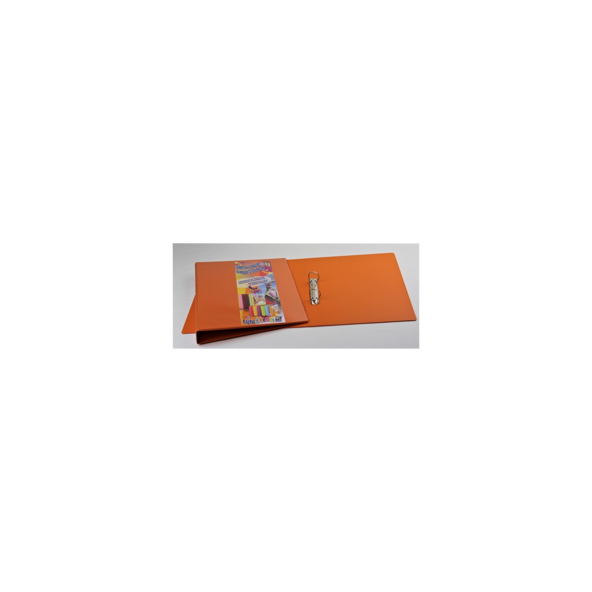 CARPETA DIN A4 2 ANILLAS MIXTAS 25MM NARANJA IBERPLAS 8425FCM213