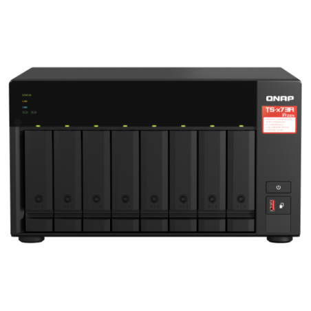 16048-QNAP TS-873A NAS Torre Ethernet Negro V1500B