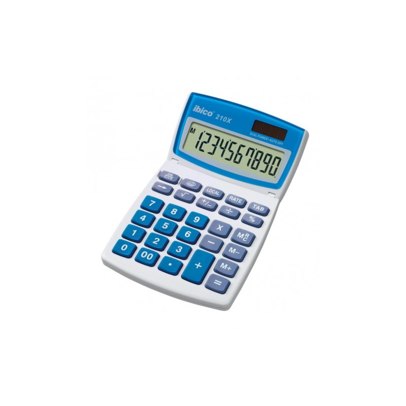 1612-CALCULADORA DE SOBREMESA DE 10 DIGITOS MODELO 210X SOLAR / PILA IBICO IB410079