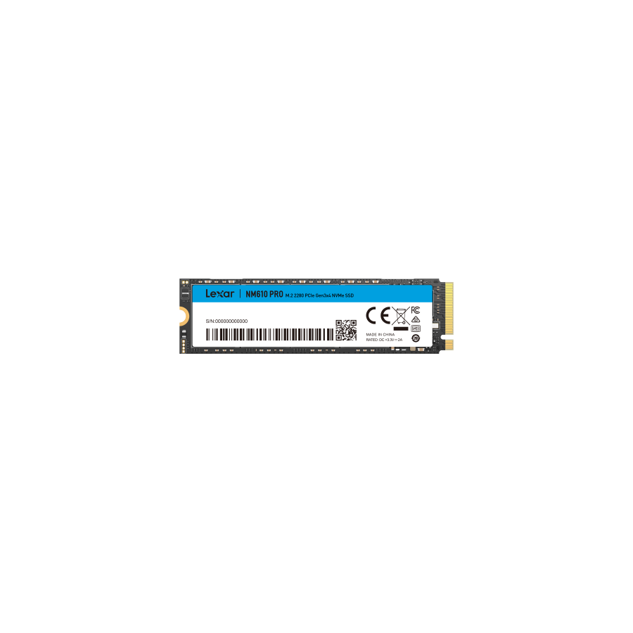 16135-Lexar NM610PRO M.2 2 TB PCI Express 3.0 NVMe 16135-Lexar NM610PRO M.2 2 TB PCI Express 3.0 NVMe