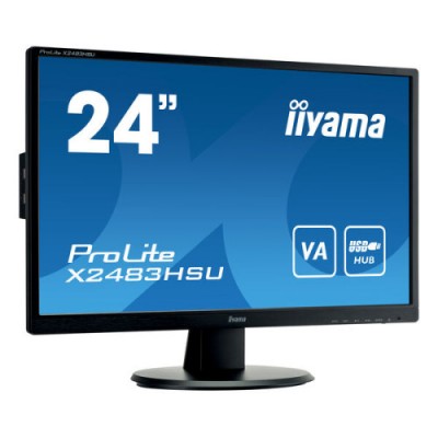 iiyama ProLite X2483HSU B5 pantalla para PC 605 cm 238 1920 x 1080 Pixeles Full HD LED Negro