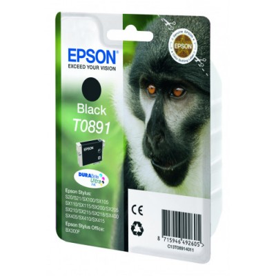 EPSON TINTA C13T08914011 NEGRO STYLUS S20 X205