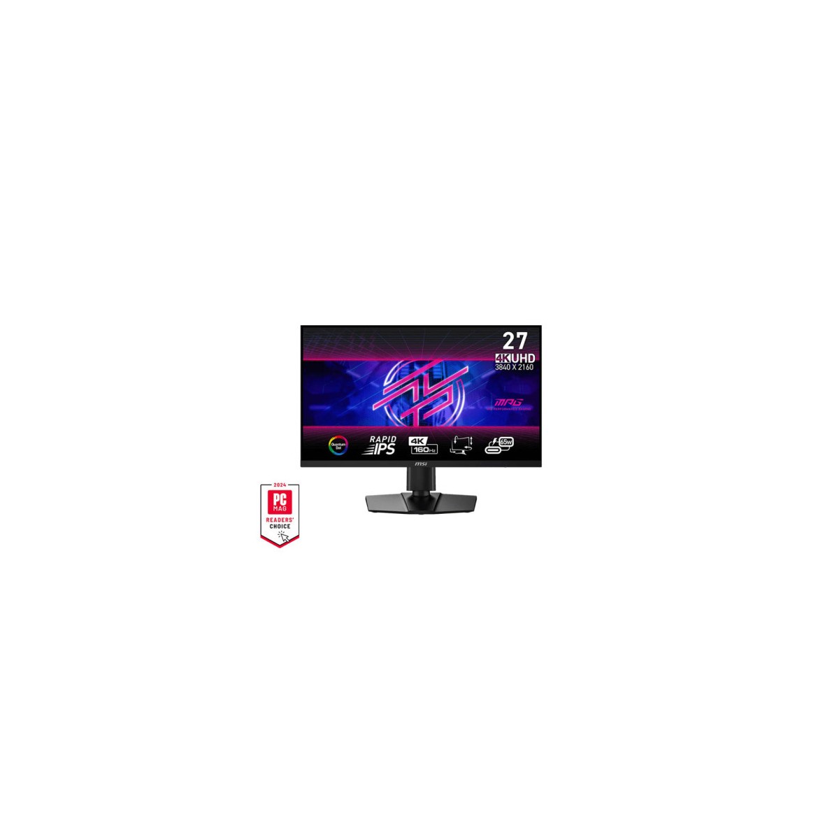 MSI MONITOR MPG 274URF QD 27 69CM IPPS UHD 3840X2160 UHD160HZ NEGRO