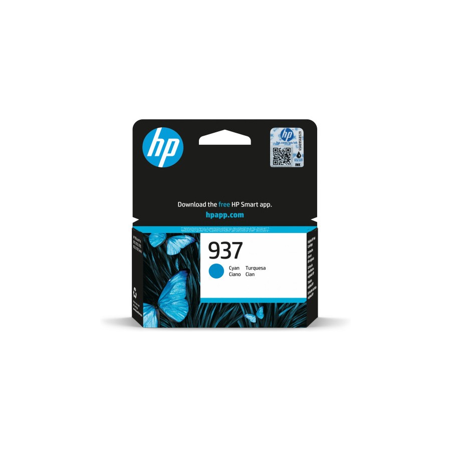 16282-HP Cartucho de Tinta Original 937 cian