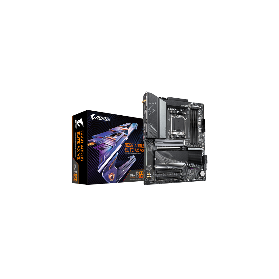 16298-Gigabyte B650 AORUS ELITE AX V2 placa base AMD B650 Zocalo AM5 ATX