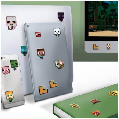 PACK VINILOS PARA GADGETS MINECRAFT 21 X 15 CM PALADONE PP13218MCF