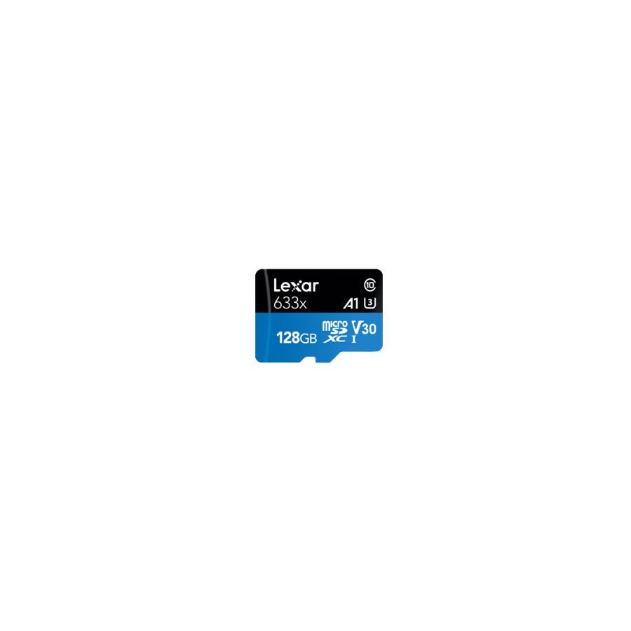 16330-Lexar 633x 128 GB MicroSDXC UHS-I Clase 10 16330-Lexar 633x 128 GB MicroSDXC UHS-I Clase 10