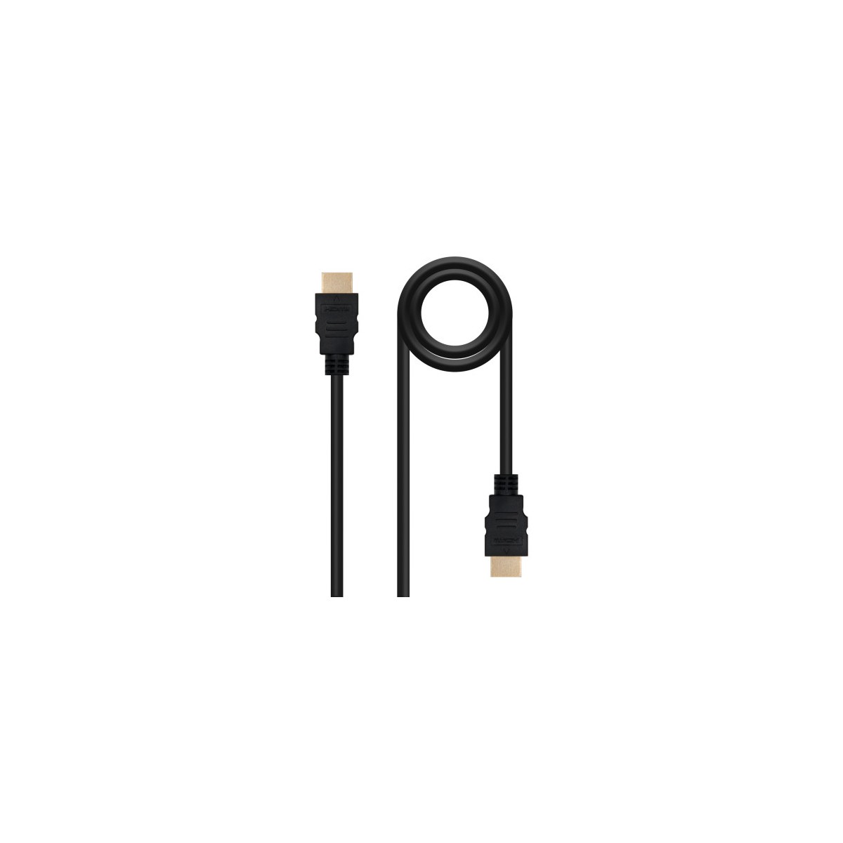 Nanocable Cable HDMI V14 Alta Velocidad HEC A M A M Negro 1 m