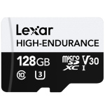 16343-Lexar High-Endurance 128 GB MicroSDXC UHS-I Clase 10
