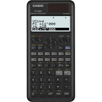 CALCULADORA FINANCIERA CASIO FC 200V 2