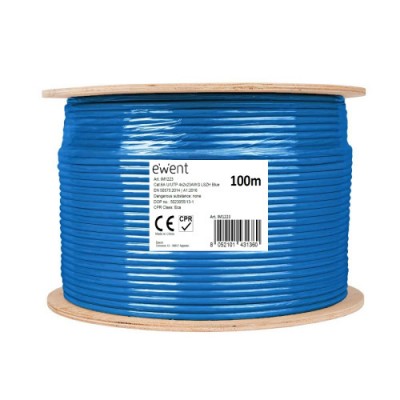 Ewent IM1223 cable de red Azul 100 m Cat6a U UTP UTP