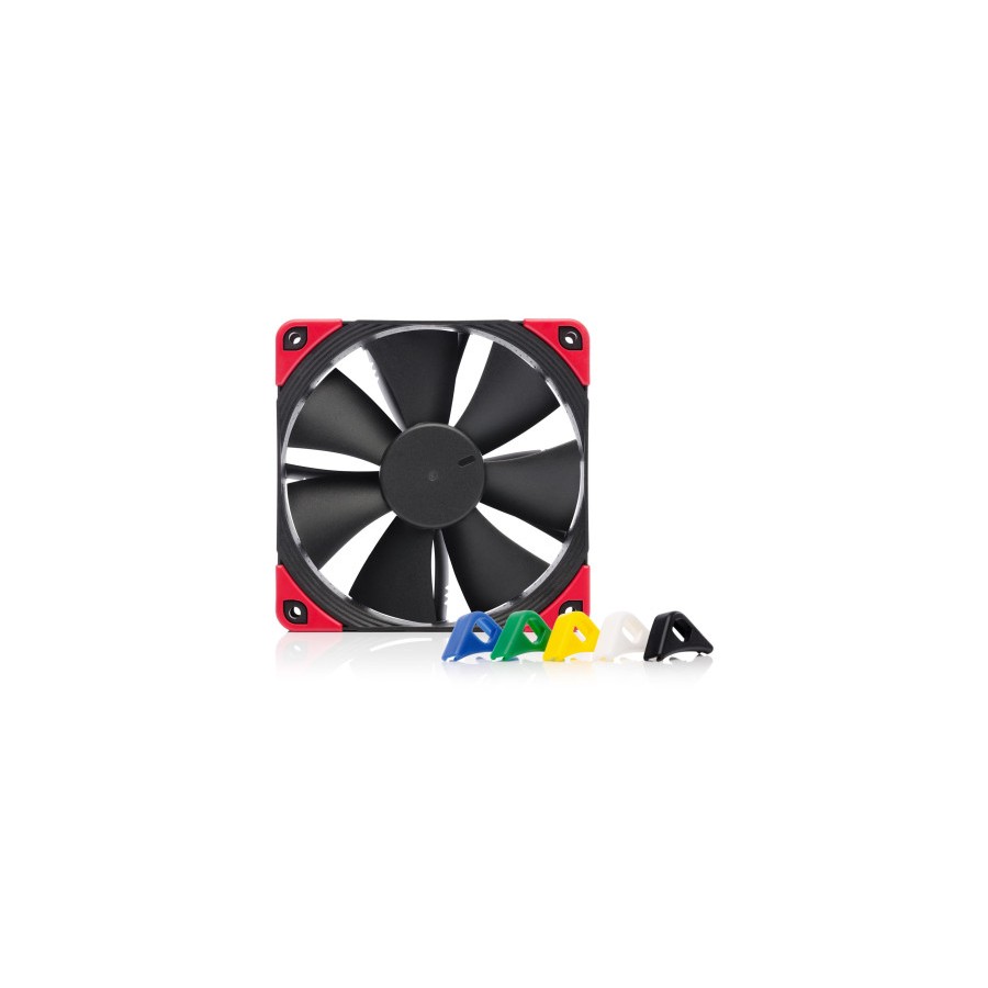 16554-NOCTUA VENTILADOR CAJA NF-F12-PWM CH.BK.S, NF-F12 PWM CHROMAX.BLACK.SWAP, 120MM, 120X120X25MM, 12V, 1500RPM/300RPM