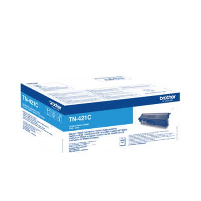 Brother TN 421C cartucho de toner 1 piezas Original Cian