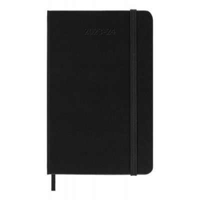 AGENDA 18 MESES 2023 2024 SEMANAL P NEGRA TAPA DURA MOLESKINE DHB18WN2Y24