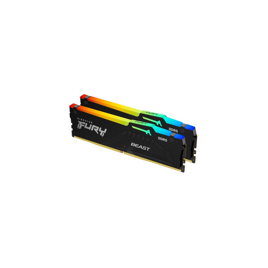 16731-MEMORIA KINGSTON 32GB KIT2 6000MT/S DDR5 CL30 FURY BEAST RGB EXPO - KF560C30BBEAK2-32 16731-MEMORIA KINGSTON 32GB KIT2 6000MT/S DDR5 CL30 FURY BEAST RGB EXPO - KF560C30BBEAK2-32