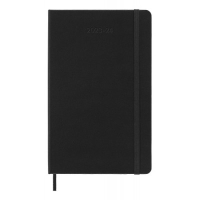 AGENDA 18 MESES 2023 2024 SEMANAL L NEGRA TAPA DURA MOLESKINE DHB18WN3Y24