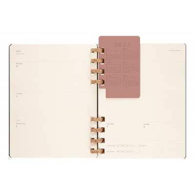 AGENDA 12 MESES 2023 2024 ESPIRAL ESCOLAR XL NEGRA MOLESKINE DHSPB12AMWH4Y24