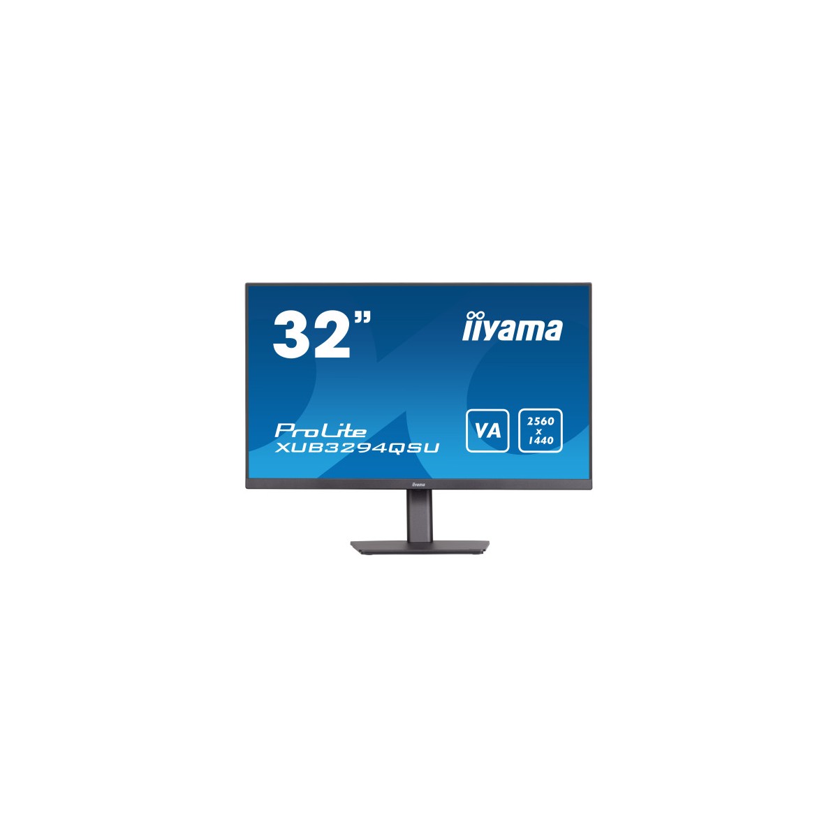 iiyama ProLite XUB3294QSU B1 pantalla para PC 80 cm 315 2560 x 1440 Pixeles Wide Quad HD LCD Negro