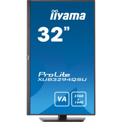 iiyama ProLite XUB3294QSU B1 pantalla para PC 80 cm 315 2560 x 1440 Pixeles Wide Quad HD LCD Negro