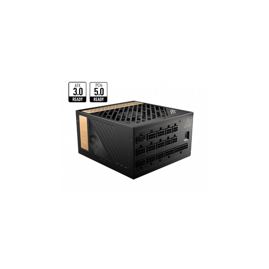16829-MSI MEG AI1300P PCIE5 unidad de fuente de alimentacion 1300 W 24-pin ATX ATX Negro 16829-MSI MEG AI1300P PCIE5 unidad de fuente de alimentacion 1300 W 24-pin ATX ATX Negro