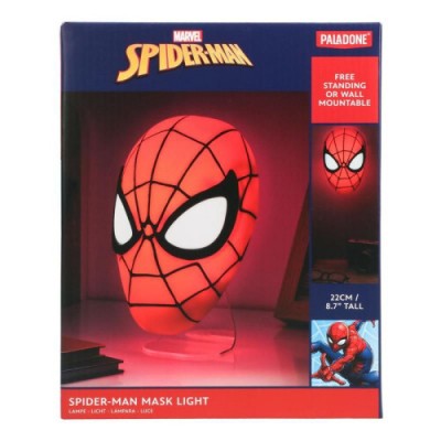 LaMPARA MaSCARA DE SPIDER MAN 22 CM PALADONE PP11357SPM