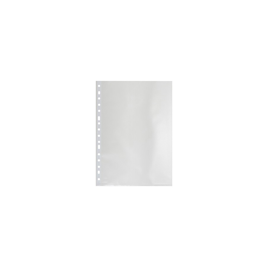 16856-CAJA 100 FUNDAS MULTITALADROS FOLIO POLIPROPILENO EXTRA PIEL DE NARANJA 70 MICRAS GRAFOPLAS 5570000