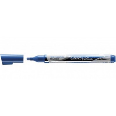 MARCADOR PARA PIZARRA BLANCA TINTA LIQUIDA TRAZO 2MM AZUL VELLEDA 902087