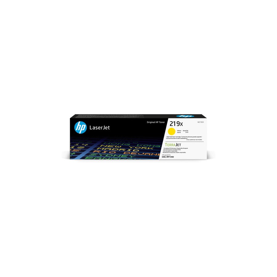 16947-HP Cartucho de Toner Original LaserJet 219X de alta capacidad amarillo