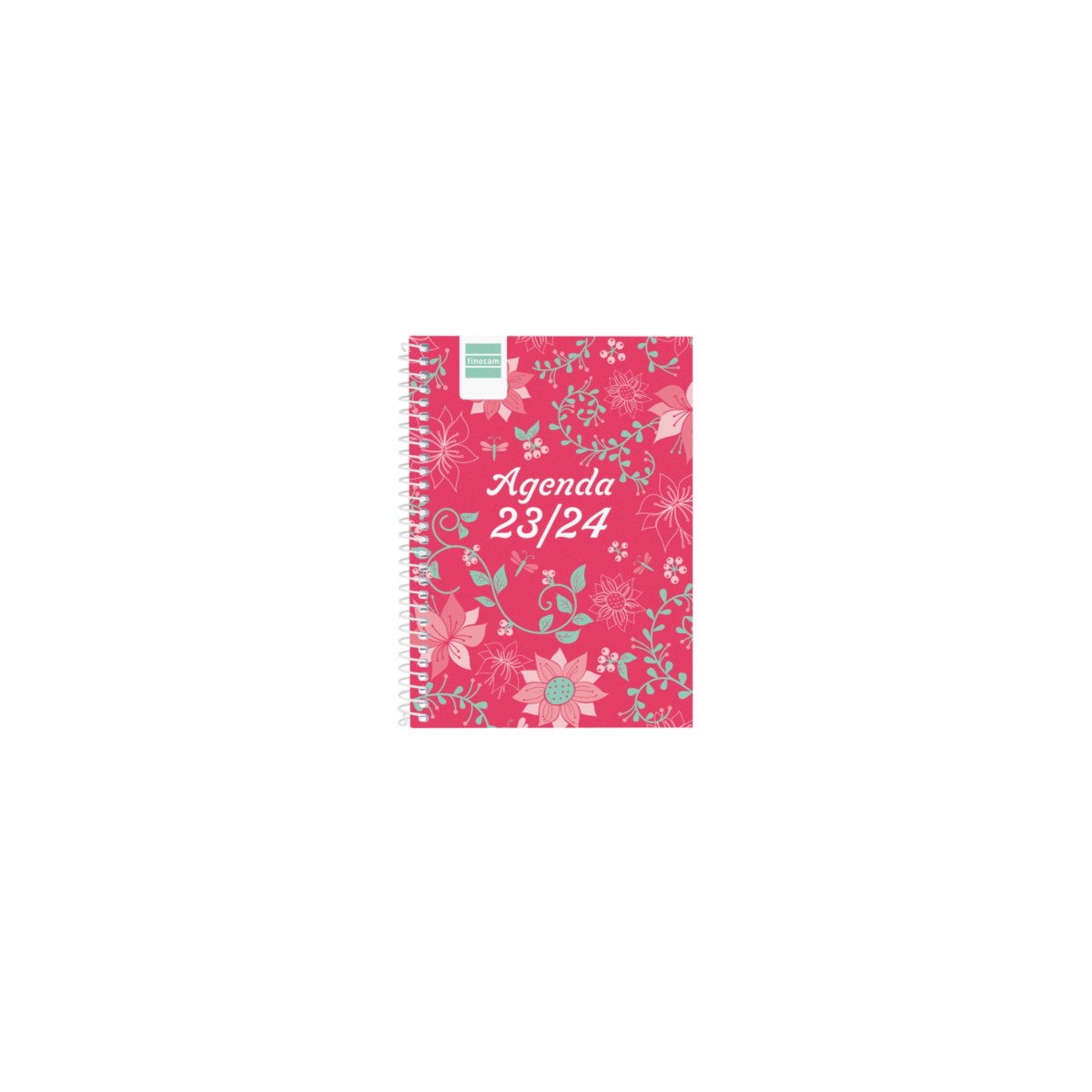 AGENDA ESCOLAR 2023 2024 8º 120X164 SEMANA VISTA HORIZONTAL COOL FLORAL FINOCAM 645000624