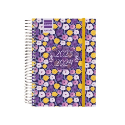 AGENDA ESCOLAR 2023 2024 8º 120X164 1 DiA PaGINA SECUNDARIA LILAC FINOCAM 634264624