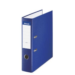 1702-ARCHIVADOR DE PALANCA PLASTICO FORRADO FORMATO FOLIO (350X287MM.) LOMO 75 MM. AZUL ESSELTE 42303