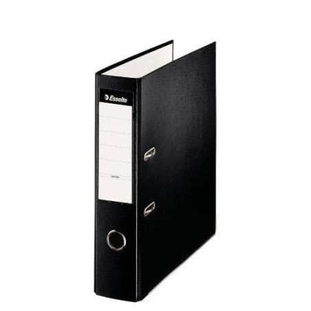 1704-ARCHIVADOR DE PALANCA PLASTICO FORRADO FORMATO A4 (318X287MM.) LOMO 75 MM. NEGRO ESSELTE 42312
