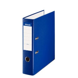 1706-ARCHIVADOR DE PALANCA PLASTICO FORRADO FORMATO A4 (318X287MM.) LOMO 75 MM. AZUL ESSELTE 42311