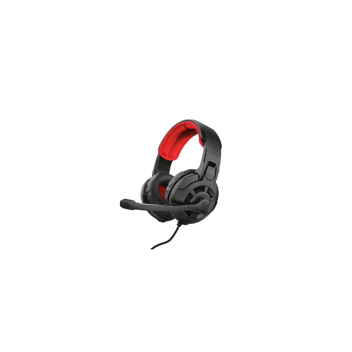 Trust GXT 411 Radius Auriculares Alambrico Diadema Juego Negro Rojo