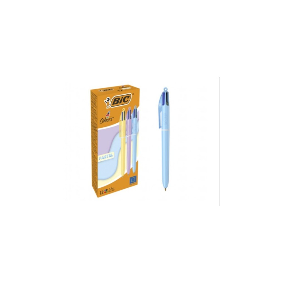 17212-BOLIGRAFO 4 COLORES CUERPO PASTEL BIC 517320 17212-BOLIGRAFO 4 COLORES CUERPO PASTEL BIC 517320