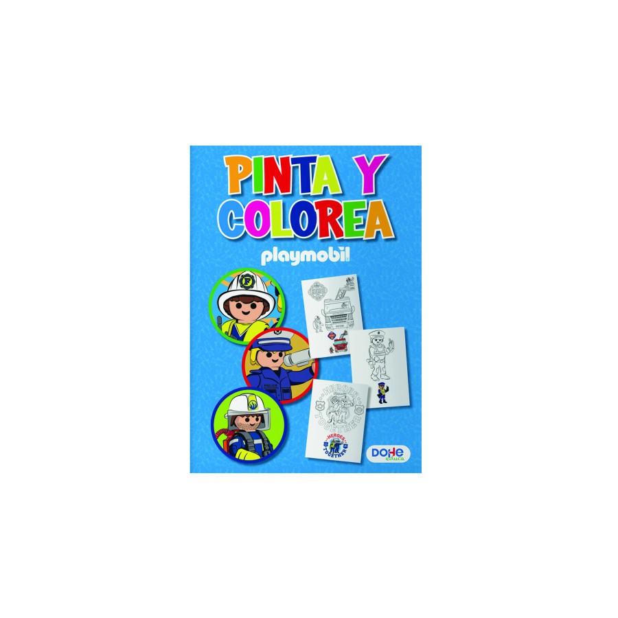 17281-LIBROS DE COLOREAR A4 - PLAYMOBIL - MODELO POLICE DOHE 51735 17281-LIBROS DE COLOREAR A4 - PLAYMOBIL - MODELO POLICE DOHE 51735